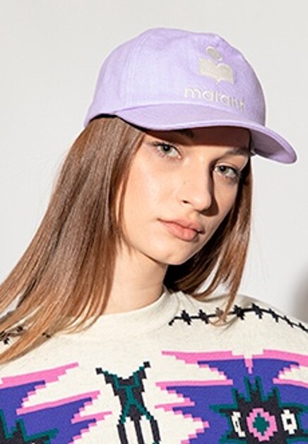 Фиолетовая бейсболка ISABEL MARANT