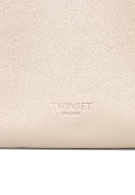 Сумка TWINSET Milano  - Кожа - цвет бежевый