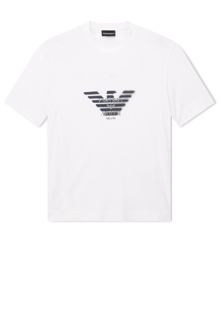 Футболка с логотипом EMPORIO ARMANI
