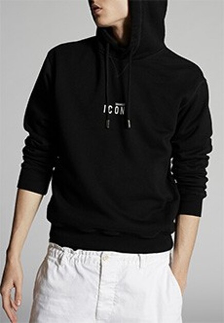 Черная толстовка DSQUARED2