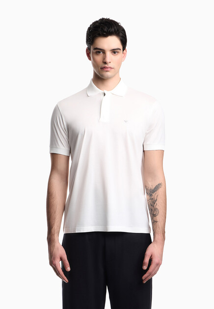 Поло EMPORIO ARMANI  - Хлопок, Лиоцелл