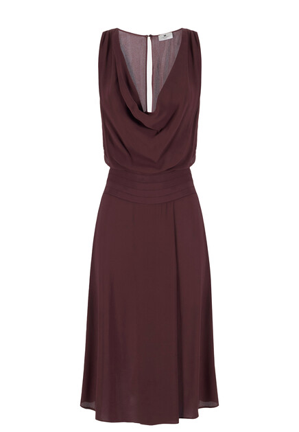 Платье из вискозного жоржета ELISABETTA FRANCHI