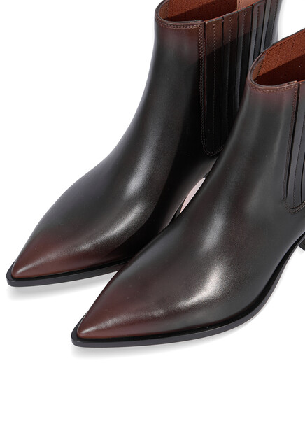 Полуботинки SANTONI  - Кожа