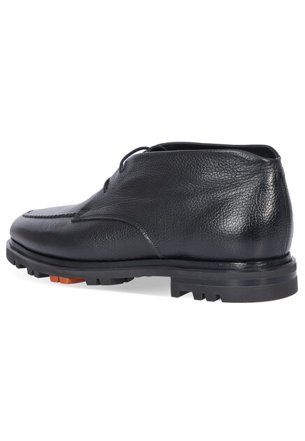 Полуботинки SANTONI  - Кожа - цвет черный