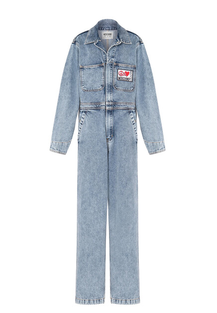 Джинсовый комбинезон MOSCHINO JEANS