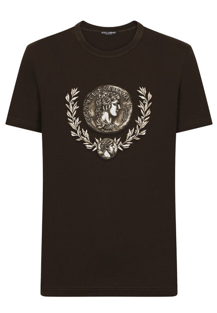 Футболка с принтом  DOLCE&GABBANA