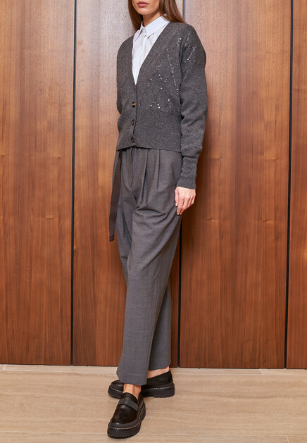 Кардиган BRUNELLO CUCINELLI  - Шерсть, Кашемир