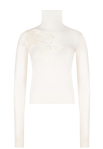 Топ с вышивкой ERMANNO SCERVINO