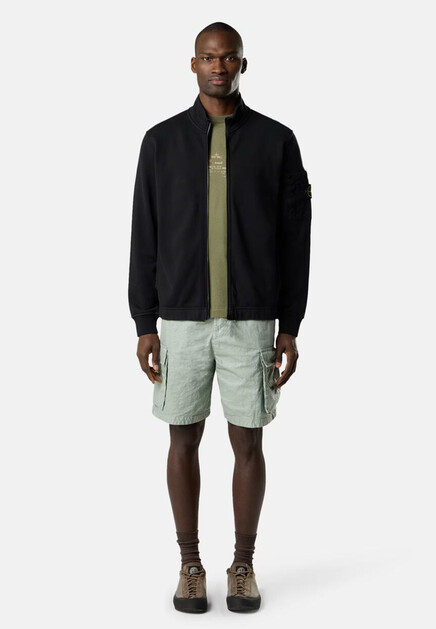 Хлопковый кардиган на молнии STONE ISLAND - ИТАЛИЯ