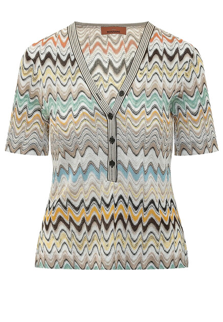 Пуловер с короткими рукавами MISSONI