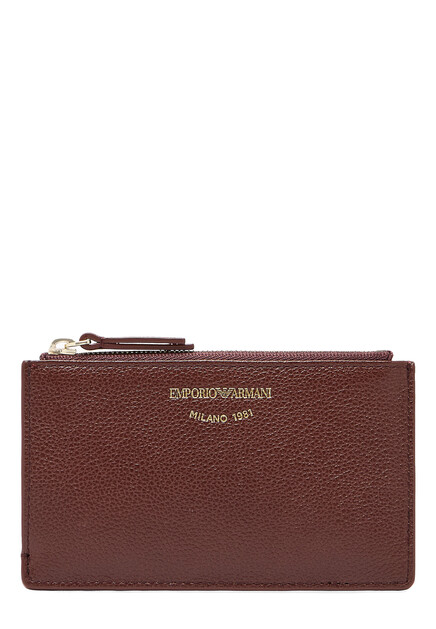 Коричневый кардхолдер EMPORIO ARMANI