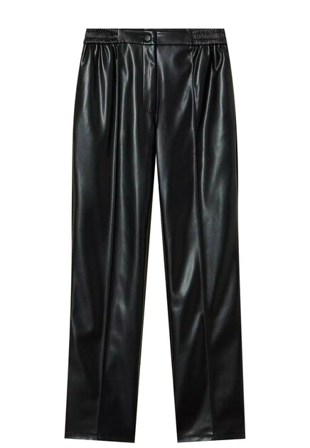 Брюки из экокожи с эластичным поясом TWINSET Milano