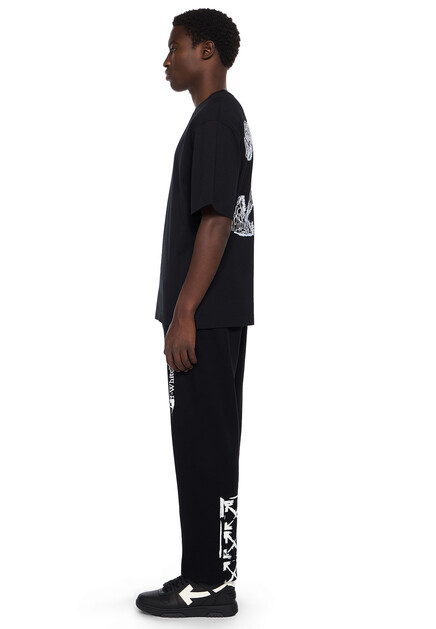 Брюки OFF-WHITE  - Хлопок - цвет черный