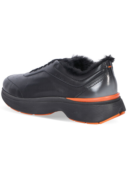 Кроссовки SANTONI  - Кожа - цвет черный