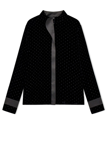 Блуза из смесовой вискозы EMPORIO ARMANI