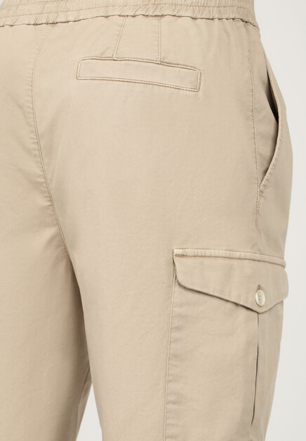 Хлопковые брюки на кулиске  BRUNELLO CUCINELLI