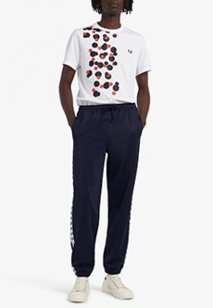 Спортивные брюки с логотипированными лампасами FRED PERRY
