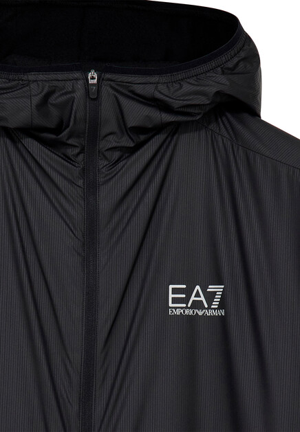 Комбинированная толстовка на молнии EA7