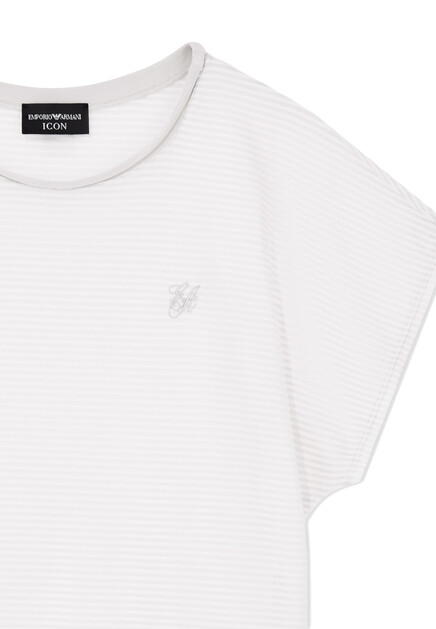 Футболка EMPORIO ARMANI  - Вискоза - цвет бежевый