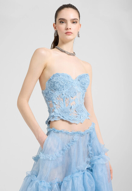 Топ ERMANNO SCERVINO  - Хлопок, Полиэстер