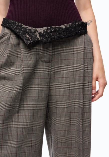 Брюки из смесовой шерсти PINKO