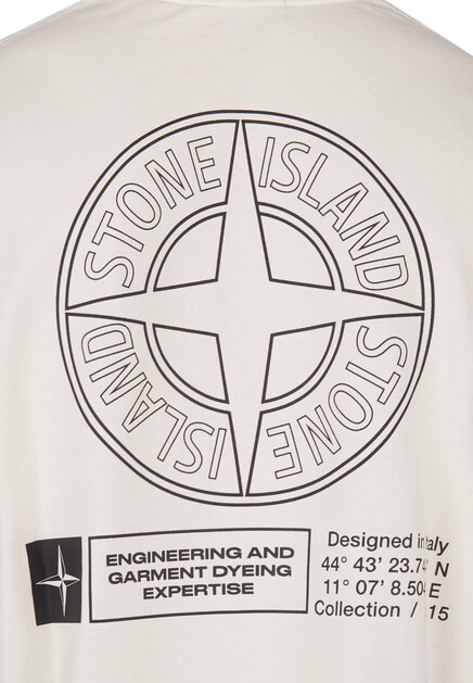 Футболка с логотипом STONE ISLAND