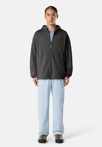 Толстовка из эластичного хлопка STONE ISLAND - ИТАЛИЯ