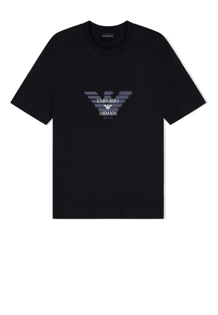 Футболка с логотипом EMPORIO ARMANI