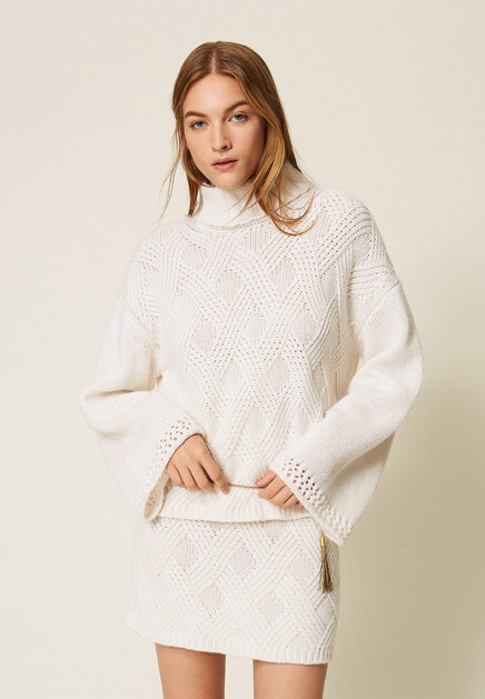 Свитер из смеси шерсти и вискозы TWINSET Milano