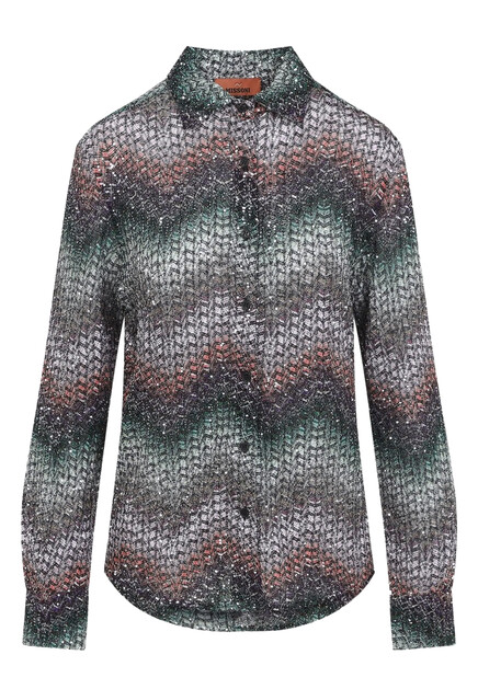 Блуза из смесовой вискозы MISSONI