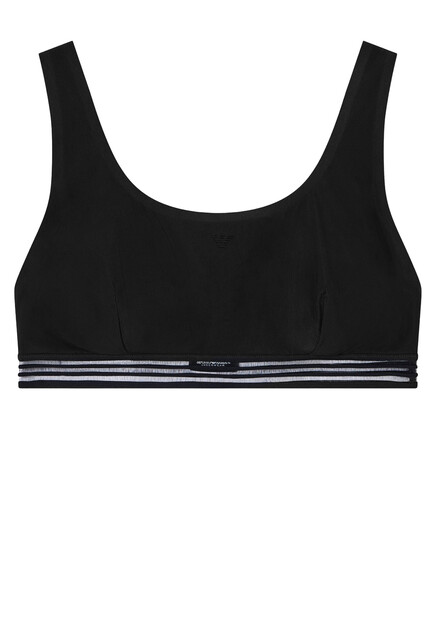 Топ с прозрачными вставками EMPORIO ARMANI Underwear
