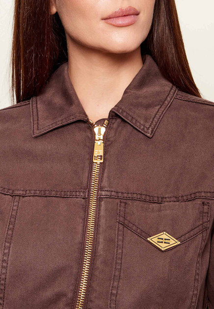Комбинезон ELISABETTA FRANCHI  - Лиоцелл - цвет коричневый