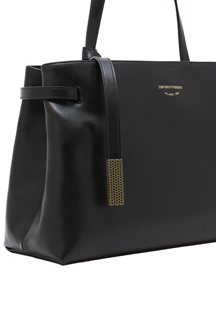 Сумка из гладкой кожи EMPORIO ARMANI