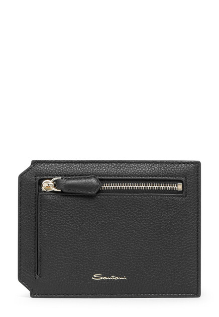 Черный кошелек SANTONI