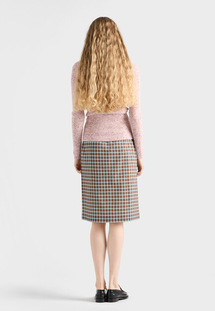 Кардиган PRADA  - Шерсть - цвет розовый
