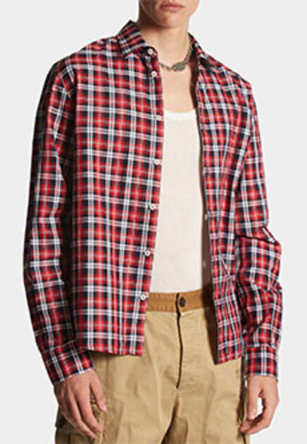 Рубашка в клетку  DSQUARED2