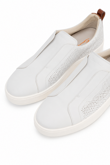 Кеды SANTONI  6.5 размера - цвет белый