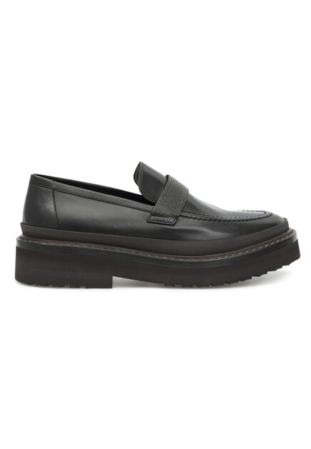 Лоферы с цепочкой мониль BRUNELLO CUCINELLI