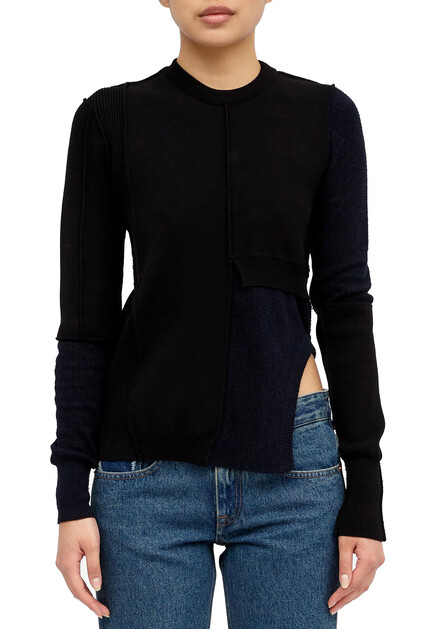 Джемпер с разрезом  MM6 Maison Margiela
