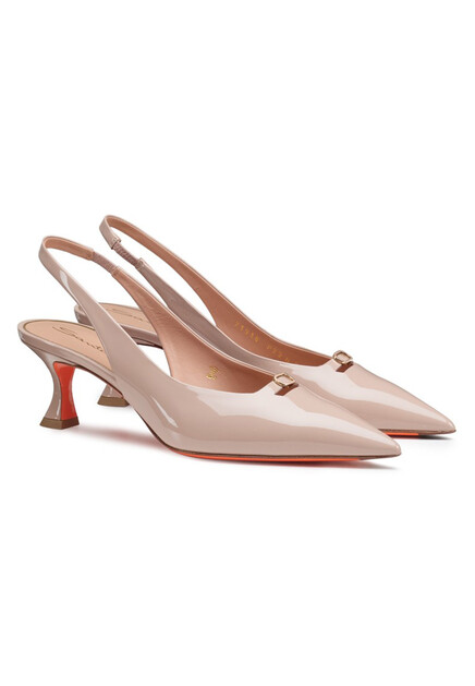 Туфли SANTONI  - Кожа - цвет розовый