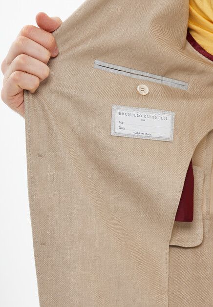 Однобортный пиджак BRUNELLO CUCINELLI - ИТАЛИЯ