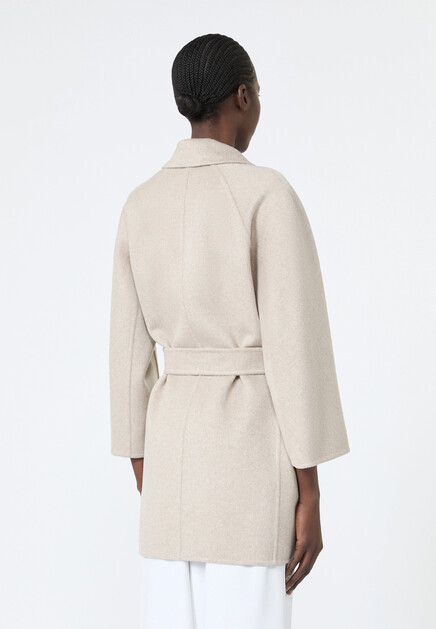 Кашемировое пальто с косынкой  MAX MARA