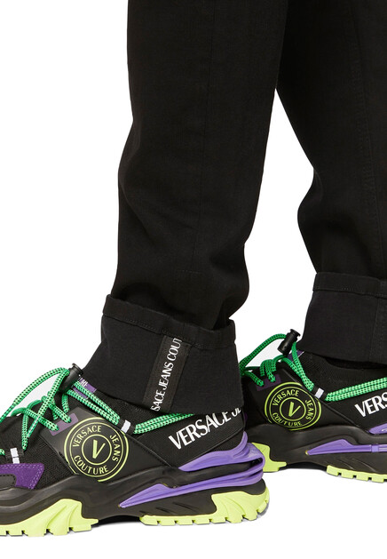 Джинсы VERSACE JEANS COUTURE  - Хлопок - цвет черный