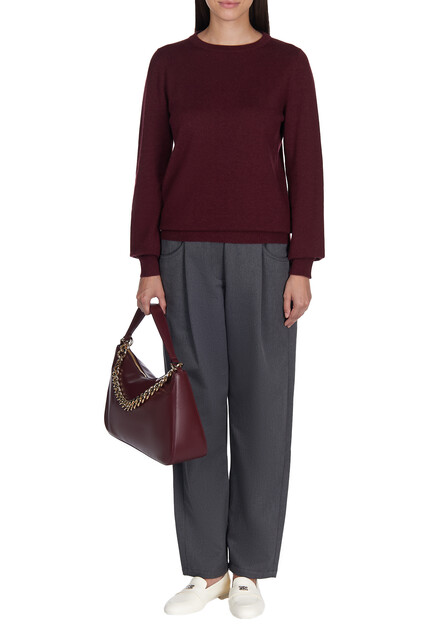 Брюки с защипами на талии BRUNELLO CUCINELLI - ИТАЛИЯ