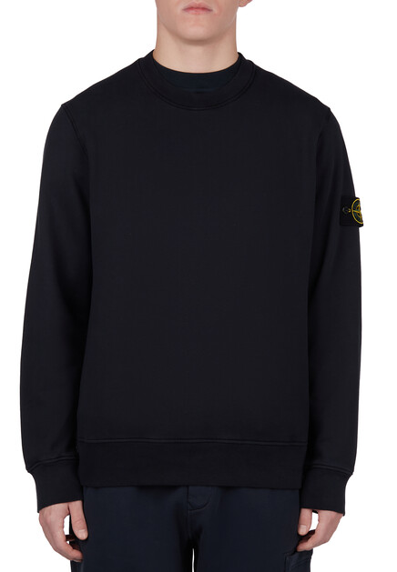 Свитшот STONE ISLAND  - Хлопок - цвет синий