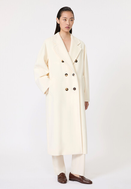 Пальто MAX MARA  - Шерсть - цвет белый