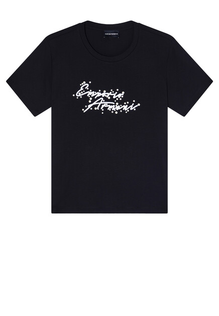 Футболка с логотипом EMPORIO ARMANI
