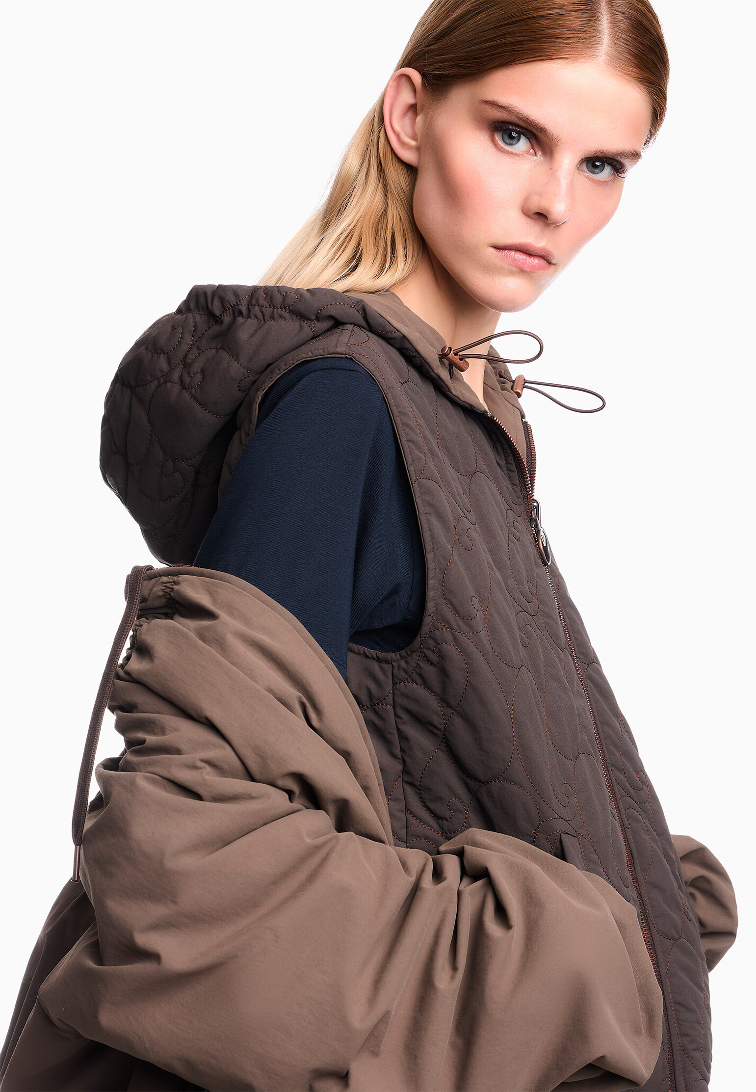 Куртка со съемным жилетом EMPORIO ARMANI