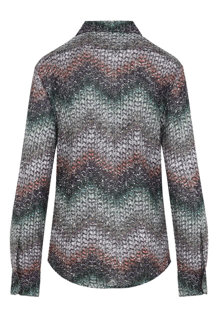 Блуза из смесовой вискозы MISSONI - ИТАЛИЯ
