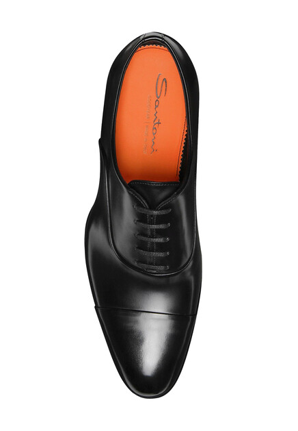 Оксфорды SANTONI  - Кожа - цвет черный